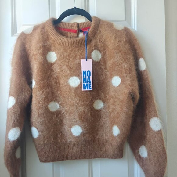 New NoName Polka Dots Cashmere Sweater - Picture 2 of 4